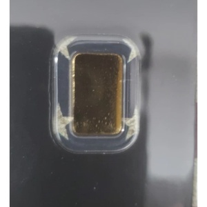 Emballage de sécurité en barre d'or 2g Suisse 999.9 plaquettes dorées fines Porte-cartes scellé brillant - Product Image 5