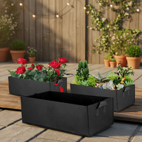 Sacs de culture pliables en feutre Yueming pour légumes et fleurs, 5/10/20 gallons, épaisseur 1 mm, style ferme, pour jardin domestique et intérieur