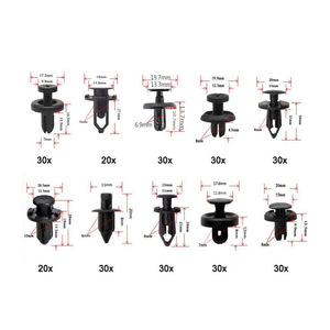 Kit de clips de fixation automobile 210 pièces, assortiment de retenues de panneaux de porte en nylon pour la réparation et le remplacement de voitures - Product Image 4