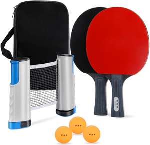 <span class=keywords><strong>Raquette</strong></span> d'entraînement de <span class=keywords><strong>ping</strong></span>-<span class=keywords><strong>pong</strong></span> portable 2, 6 balles, sport familial, ensemble de raquettes de <span class=keywords><strong>ping</strong></span>-<span class=keywords><strong>pong</strong></span>, <span class=keywords><strong>raquette</strong></span> professionnelle - Product Image 2