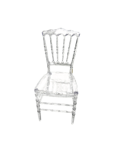 Hot Selling Modern <b>Transparent</b> Plastic <b>Dining</b> <b>Chair</b> Luxury Clear Acrylic <b>Chair</b> for Home Apartment Kitchen Hotel Wedding Event - Product Image 1