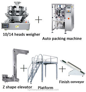 Machine d'emballage multifonctionnelle de sacs de <span class=keywords><strong>chanterelle</strong></span> de cacahuètes entièrement automatique Machine d'emballage de tranches de granules - Product Image 3