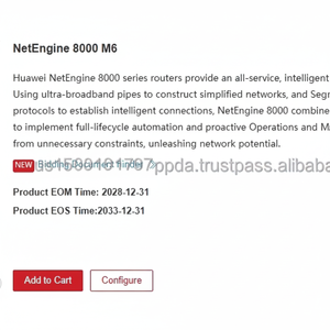 Licencia de Software Avanzada HW NE8000-M6 N1-NE8KM6A-LIC 88036BBA para Router IP, Uso en Telecomunicaciones - Product Image 1