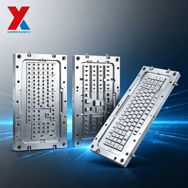 OEM ODM Plastic Injection Mould for Computer Keyboard Keycap Custom Keyboard Button Injection Mold for Electronic Accessory