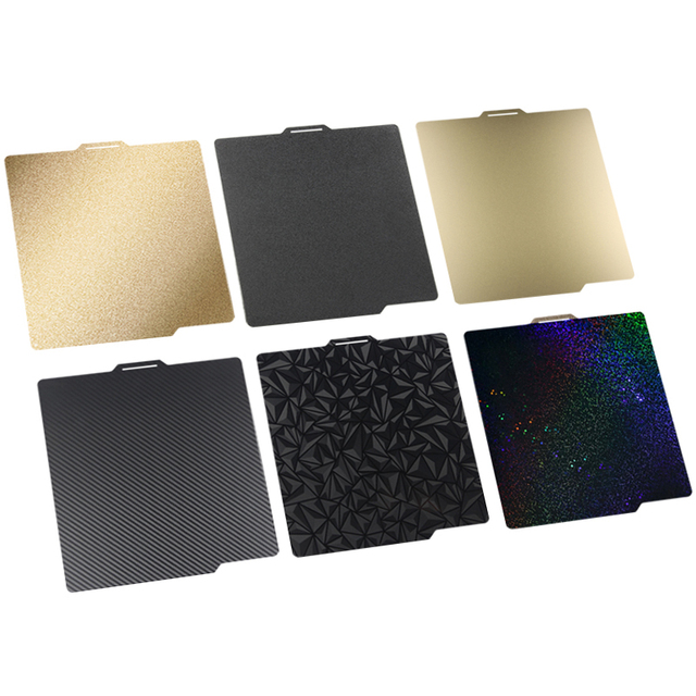 Bambu 257*257mm Double-sided Powder Coated Spring Steel Sheet PEY PET PEO PEI Build Plate Lab X1 3D Printer Parts New