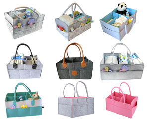 Bolsa <span class=keywords><strong>de</strong></span> Fieltro al por Mayor con Múltiples Compartimentos, Gran Capacidad, <span class=keywords><strong>Organizador</strong></span> <span class=keywords><strong>de</strong></span> <span class=keywords><strong>Pañales</strong></span> para Bebé con Tapa para Artículos Esenciales <span class=keywords><strong>de</strong></span> Recién Nacido - Product Image 6