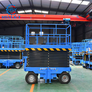 Plataforma Elevadora de Tijera Móvil de 4m y 6m con Alimentación Eléctrica, Remolcable, para Trabajo Aéreo, Precio de Fábrica - Product Image 2