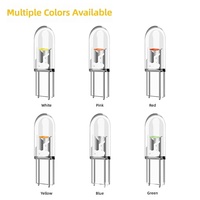 EURS 12V T5 COB LED Armaturenbrett-Beleuchtung Auto-Instrumentenanzeige Mittelkonsolen-Display LED-Lampen mit Geradem Stecker