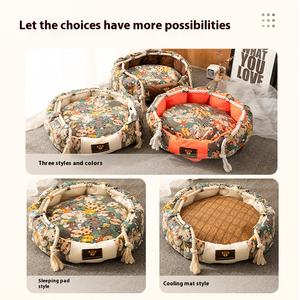 Otoño Invierno cama personalizada para mascotas todas las estaciones Universal extraíble lavable pequeño perro grande Animal ecológico rascador - Product Image 2