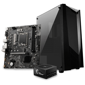 Carte mère de jeu de bureau <span class=keywords><strong>MSI</strong></span> PRO <span class=keywords><strong>H610M</strong></span>-B DDR4 (mATX, Intel Core de 12e génération, prise LGA 1700, PCIe 4, LAN 2.5 go, emplacements M.2, USB 3.2) - Product Image 1