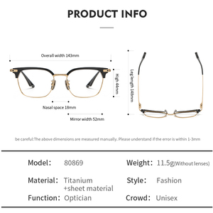 Anti <strong>Blue</strong> Light Blocking Glasses New Designer Square Optical Eye Glasses Women Men Acetate Spects Oversized Eyeglasses Frames - Product Image 5