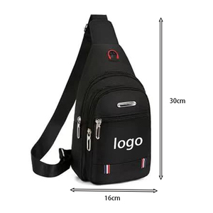 Borsa a Tracolla Sportiva Quadrata Piccola in Nylon Personalizzata per Uomo, Borsa a Tracolla Crossbody, Sacoche Homme - Product Image 2