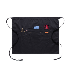 Half Short Sleeveless Cotton Denim Waist <b>Apron</b> for Men <b>Women</b> <b>Kitchen</b> & Cleaning Use - Product Image 1