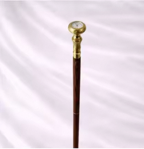 Bastón de Madera Maciza Hecho a Mano, Pulido, Decoración para el Hogar, Regalo con Diseño de Naturaleza Muerta para el Día del Padre, Artesanía - Product Image 3