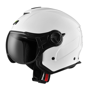 Casco de Motocicleta Abierto Clásico de Primera Calidad ASTONE HELMETS, Material ABS para Adultos, Modelo MINISPORT S6, Blanco, Tallas XS-2XL - Product Image 2