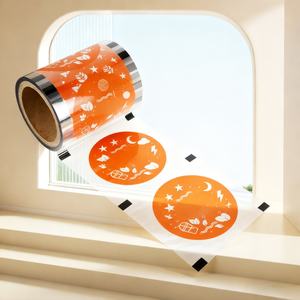 Wholesale Custom Printed <b>Bubble</b> Tea Ice Cream Yogurt Aluminum Foil PET PP Cup Sealing Film for Plastic Cup - Product Image 3