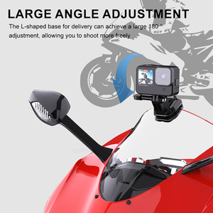 Neuer innovativer Aluminium-Reise-Kamerahalter für draußen Motorrad-Windschutzscheibenverlängerung Schnellverschluss-Halterungen - Product Image 6