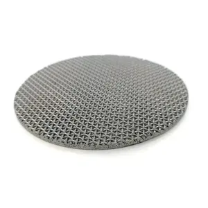 LIANDA 304 316 316L disco de malha de arame tecido de aço inoxidável disco de malha de metal sinterizado disco de malha sinterizada