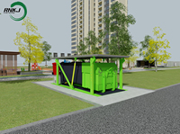 Compacteur de déchets souterrain municipal anti-corrosion haute capacité RNKJ