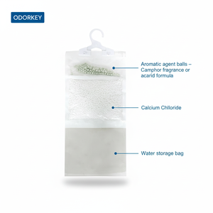 Hi Pro Eco-Friendly <strong>Disposable</strong> Solid Desiccant Wardrobe <strong>Dehumidifier</strong> Hanging Bags 80% Active Ingredient Content Model Wholesale - Product Image 3