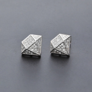 Orecchini a Perno Quadrati Semplici per Donne, Accessori per Orecchie alla Moda per Uso Quotidiano - Product Image 1
