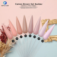 Gel de construction Rose Cover Builder, gel dur rose clair, gel de construction blanc laiteux, gel de construction UV auto-nivelant en pot