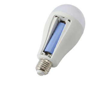 Bombilla LED de Emergencia de 9W, Base E27, AC85V-265V, Material PP, 800mA, Batería de Litio Individual, Chips SMD 2835, 70mm de Diámetro, 2700K-6000K CRI - Product Image 1