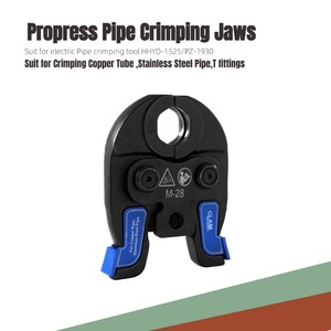 Tête de presse <span class=keywords><strong>hydraulique</strong></span> professionnelle en acier inoxydable <span class=keywords><strong>à</strong></span> mâchoires multiples compactes et indépendantes pour sertissage de tuyaux en cuivre, matrices M15 18 22 28 pour l'Europe - Product Image 5