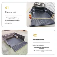 Camioneta de Doble Cabina de Cuatro Puertas Modelo Antiguo con Caja Estándar y Tapete Trasero en Estado Nuevo para Hilux Versión Oriente Medio 1998