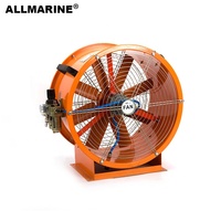 Ventilador Neumático Portátil Antiexplosión ALLMARINE PF-500 de 24 Pulgadas con Características de Seguridad, Alta Capacidad de 3800m3/hora y 2000 RPM