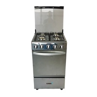 Xunda Nouvelle Cuisinière Familiale pour Pâtisserie et Cuisine, Four Autonome à Gaz avec Grill, Table de Cuisson à Quatre Brûleurs