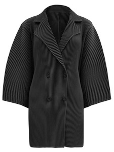 女装批发三宅百褶套装一码适合所有流苏上衣和裙子两件套正式女士时装套装 - Product Image 5