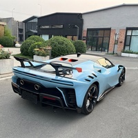 Cocok untuk Ferrari SF90 Spider Modifikasi SF90 XX Dry Carbon Full Body Kit Penutup Mesin Eksterior Racing Upgrade Aerodinamis