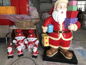 Nueva llegada parque al aire libre centro comercial <span class=keywords><strong>precio</strong></span> barato decoración gran estatua <span class=keywords><strong>de</strong></span> Papá Noel decoración <span class=keywords><strong>de</strong></span> Navidad escultura arte Pop - Product Image 6
