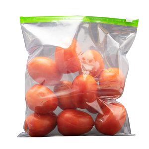 Borsa trasparente trasparente per uso alimentare con cerniera Sandwich richiudibile con bustina per la conservazione del congelatore sigillata per l'imballaggio alimentare - Product Image 1