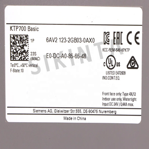 SIMATIC HMI KTP700 Basic 6AV2123-2GB03-0AX0 6AV2123-2GB03-0AA0 HMI 7 pouces - Product Image 2