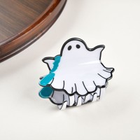 Pince à chignon YaRui pour femme en PVC, motif griffe de fantôme ou requin, 6,5 cm, nouvelle mode, décorations capillaires pour fête