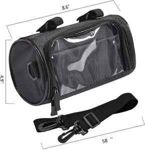 Bolsa delantera para manillar de bicicleta impermeable con logotipo personalizado, soporte para teléfono con pantalla táctil, bolsa de hombro, bolsa de almacenamiento para bicicleta de montaña - Product Image 6