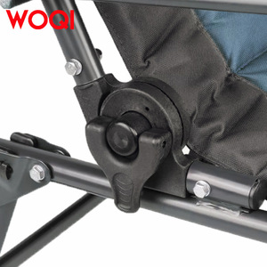 Silla Plegable Portátil Woqi de Aluminio para Jardín, Color Azul Rectangular Hba 1013 - Product Image 1