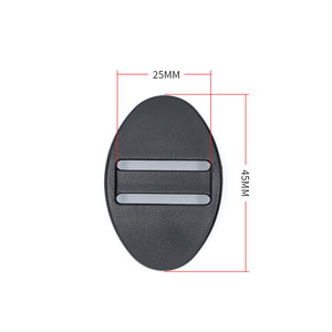 Hebilla de plástico con anillo en D de 25 mm ajustable para accesorios de bolsos y cierres - Product Image 3