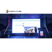 Panel Video Wall LED Turnkey Indoor/Outdoor P2.9/P3.91 untuk Sewa, Layar Latar Panggung, Tahan Air IP65, Resolusi 4K +
