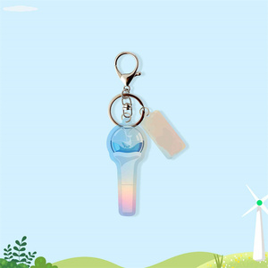 2ชิ้น kpop ateez I-DLE IVE babymonster <span class=keywords><strong>SNSD</strong></span> nmixx LIGHT STICK Laser keyring iZone itzy Monsta X ZB1 katseye พวงกุญแจอะคริลิคของขวัญ - Product Image 6