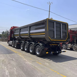 Trung Quốc đầu tiên giao thông vận tải cát đá thủy lực cuối phía sau <span class=keywords><strong>Dump</strong></span> bán xe tải Trailer u loại phía sau tipper xe tải Trailer - Product Image 1