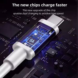 Type C Fast USB C Charger <b>Cable</b> 6A 1M USB Type C Charging Data <b>Cable</b> for Xiaomimi for Huawei for Android - Product Image 4