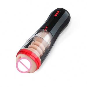 Masturbatore Automatico Maschile a Coppa Rotante Telescopico con Vagina Realistica, Giocattolo Sessuale per Uomini - Product Image 4