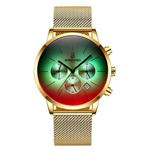 Montre-bracelet à quartz de luxe pour homme Binbond B0135 0135, bracelet en acier inoxydable, multifonction, étanche, vente en gros - Product Image 1