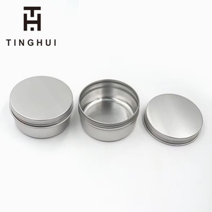 ตัวอย่างฟรี กระป๋องโลหะทรงกลมขนาด 150 มล. สำหรับบรรจุลิปบาล์ม 100 มล. กระป๋องอะลูมิเนียมเปล่าแบบกำหนดเองสำหรับเครื่องสำอาง - Product Image 1