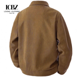 Vendita Diretta dalla Fabbrica Giacca Casual Sportiva in <span class=keywords><strong>Velluto</strong></span> a Coste con Bottoni e Tasche <span class=keywords><strong>Camicia</strong></span> da <span class=keywords><strong>Uomo</strong></span> con Colletto e Maniche Lunghe - Product Image 5