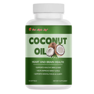 كبسولات زيت جوز الهند - 60% أحماض متوسطة السلسلة + 45% حمض اللوريك لتعزيز الطاقة، متوفر بالجملة وجاهز للشحن - Product Image 1