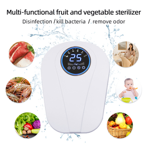 Purificatore d'Acqua e Aria Elettrostatico Portatile Bianco a Doppia Funzione per Lavaggio di Frutta e Verdura e Pulizia dell'Aria - Product Image 4
